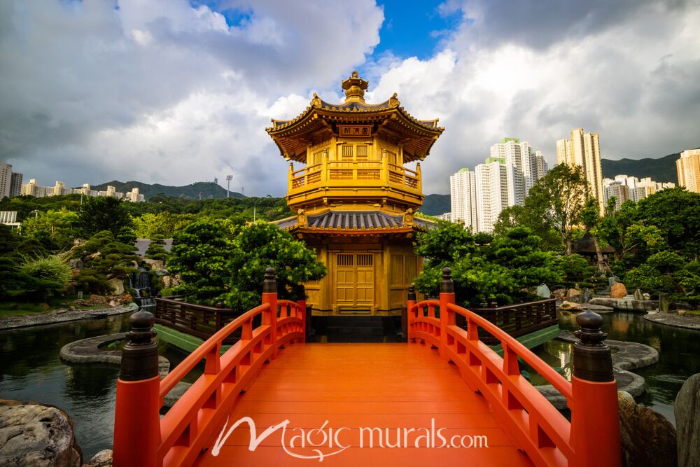 Nan Lian Garden Pagoda Kowloon Hong Kong Wallpaper Wall Mural