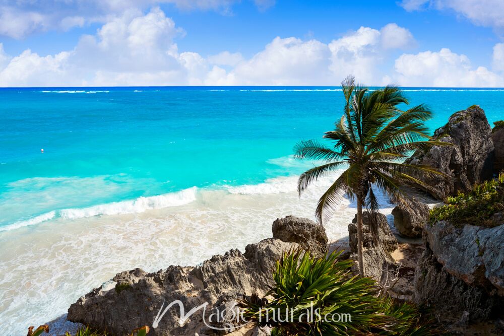 Tulum Beach 3480 Wallpaper Wall Mural