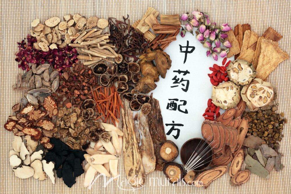 Chinese Herbal Medicine 8890 Wallpaper Wall Mural