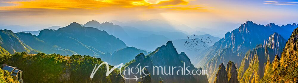 Huangshan Mountains China 0679 Wallpaper Wall Mural