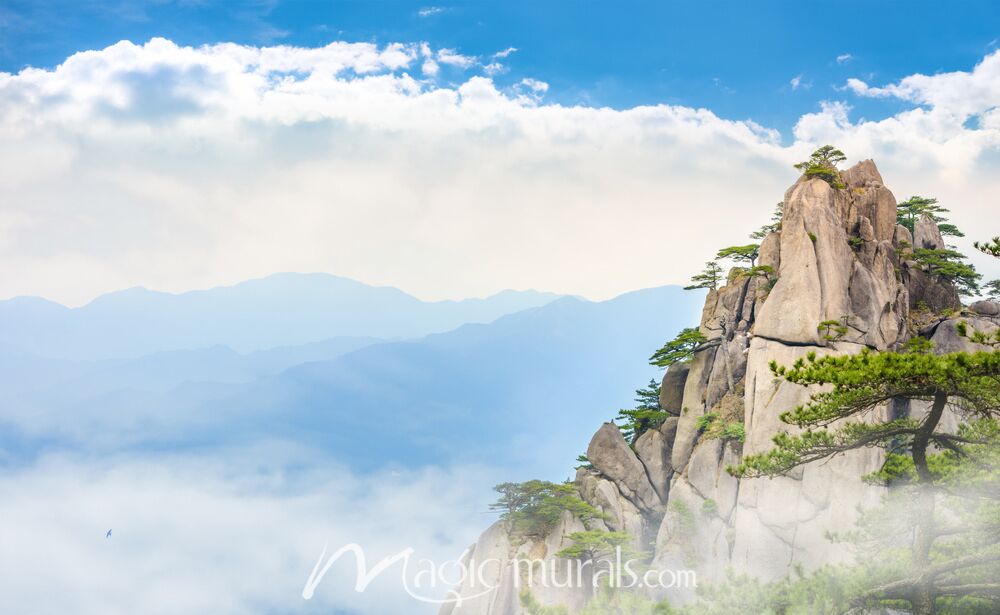 Huangshan Mountains China 7429 Wallpaper Wall Mural