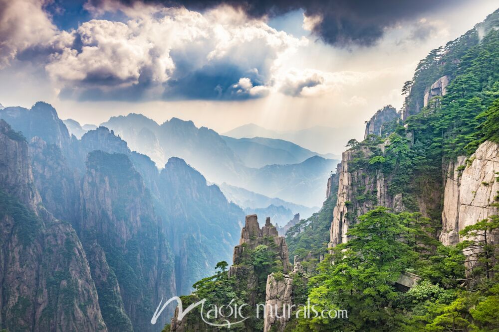 Huangshan Mountains China 9722 Wallpaper Wall Mural