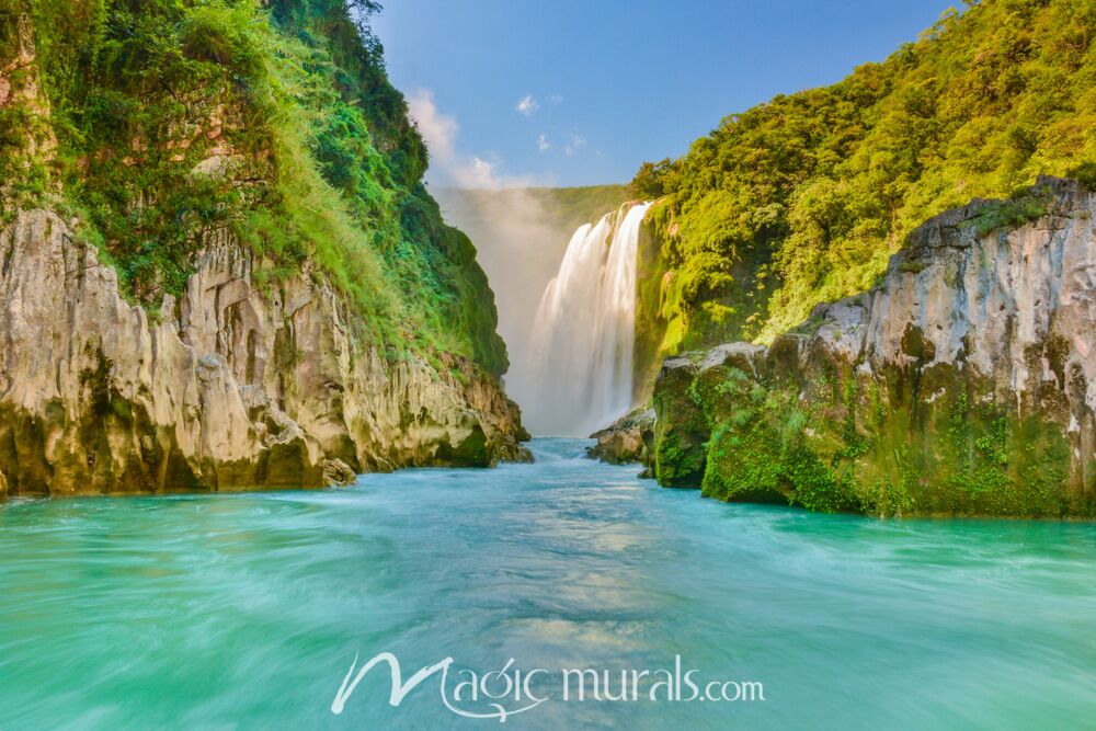 Tamul Waterfall Huasteca 8798 Wallpaper Wall Mural