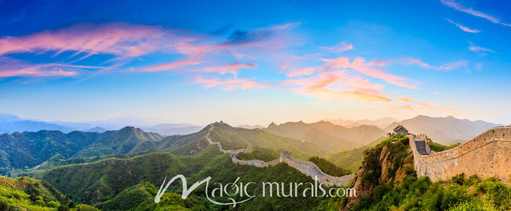 Great Wall of China Sunrise 1084 Wallpaper Wall Mural