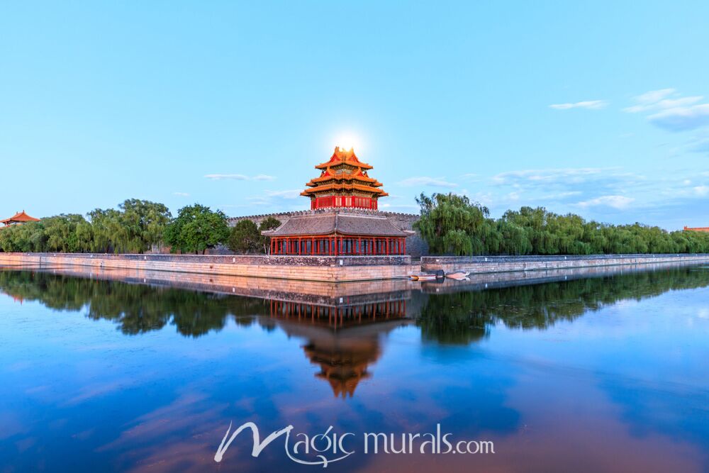 Forbidden City Watchtower 1266 Wallpaper Wall Mural