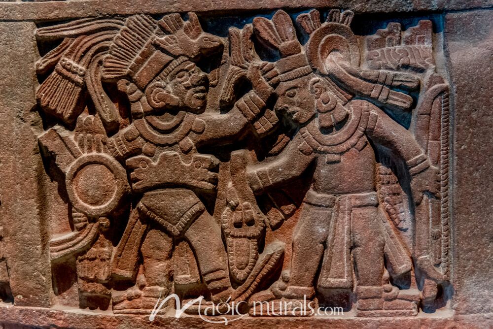 Mayan Stone Carving 5448 Wallpaper Wall Mural