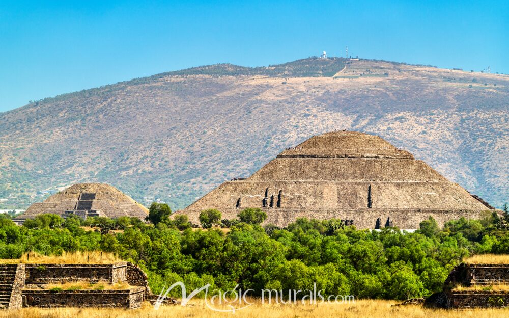 Teotihuacan Pyramids 4417 Wallpaper Wall Mural