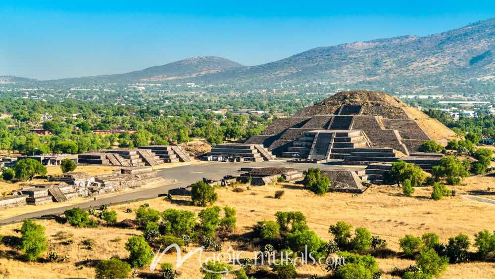 Teotihuacan Pyramid of the Moon 0815 Wallpaper Wall Mural