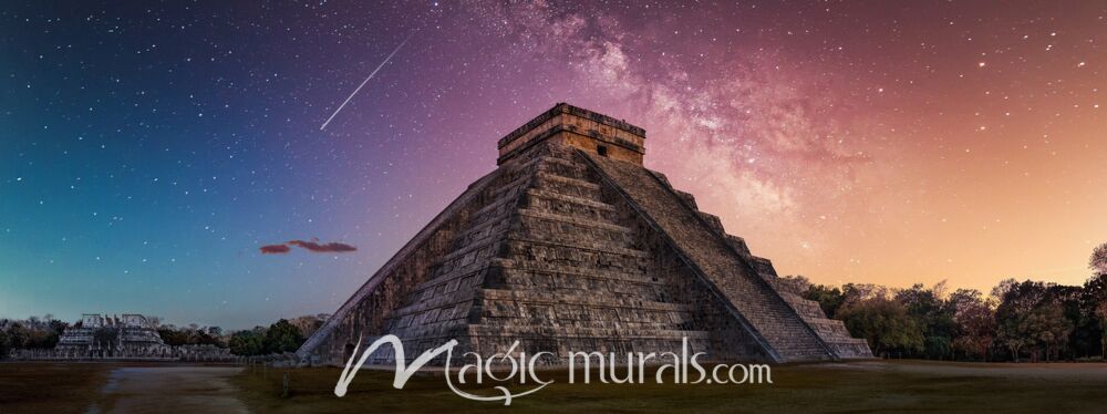 Chichen Itza Milky Way 7326 Wallpaper Wall Mural