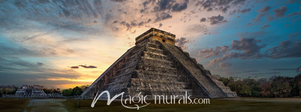 Chichen Itza Sunset 7326 Wallpaper Wall Mural