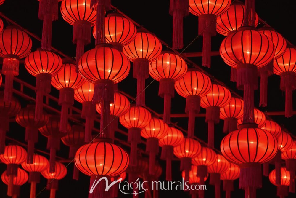 Chinese New Year Lanterns 9709 Wallpaper Wall Mural