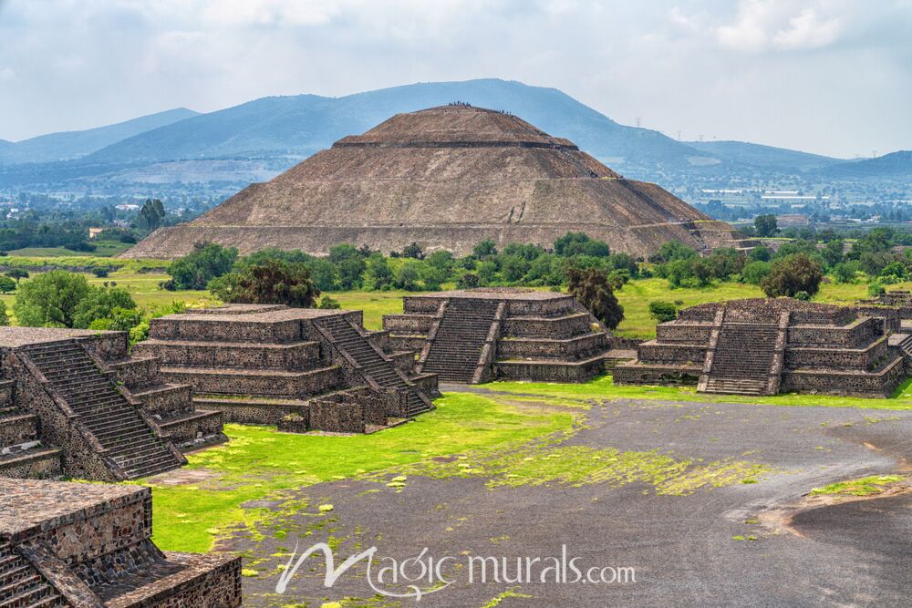 Teotihuacan Pyramids 3375 Wallpaper Wall Mural