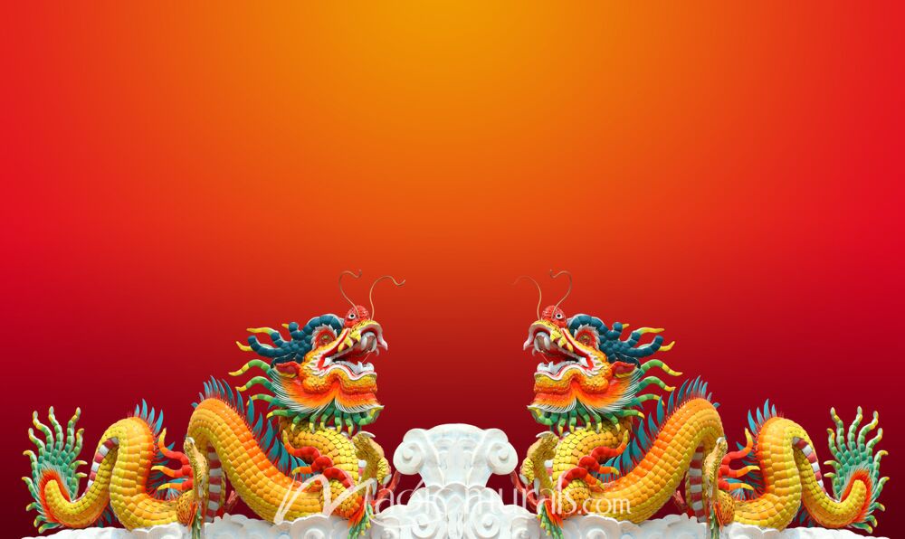 Chinese Dragon Wallpaper 3747 Wallpaper Wall Mural