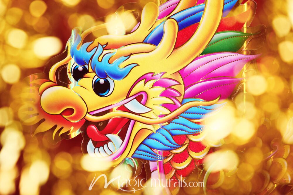 Chinese New Year Dragon Wallpaper Wall Mural