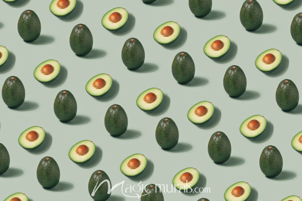 Avocado Pattern Wallpaper 8568 Wallpaper Wall Mural