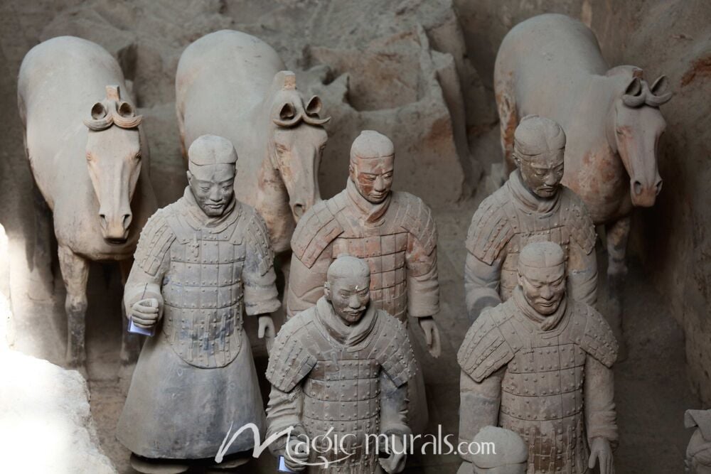 Chinese Terracotta Warriors 5686 Wallpaper Wall Mural