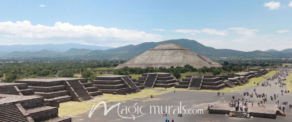 Teotihuacan Pyramid of the Sun 8505 Wallpaper Wall Mural