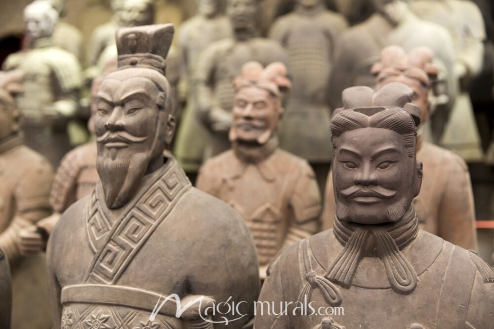 Chinese Terracotta Warriors 6418 Wallpaper Wall Mural