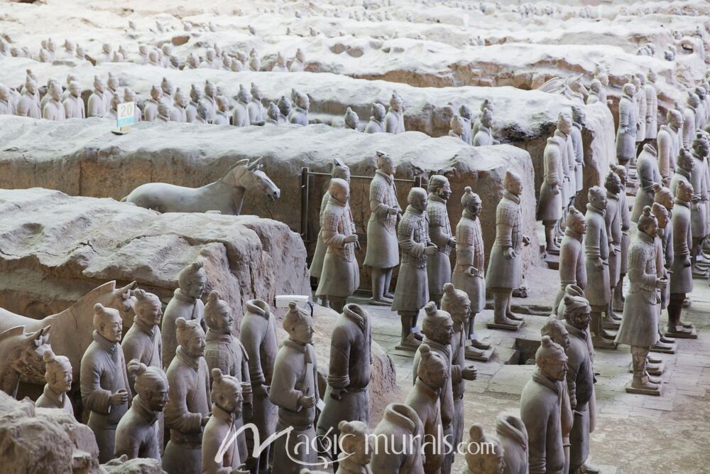 Chinese Terracotta Warriors 6471 Wallpaper Wall Mural