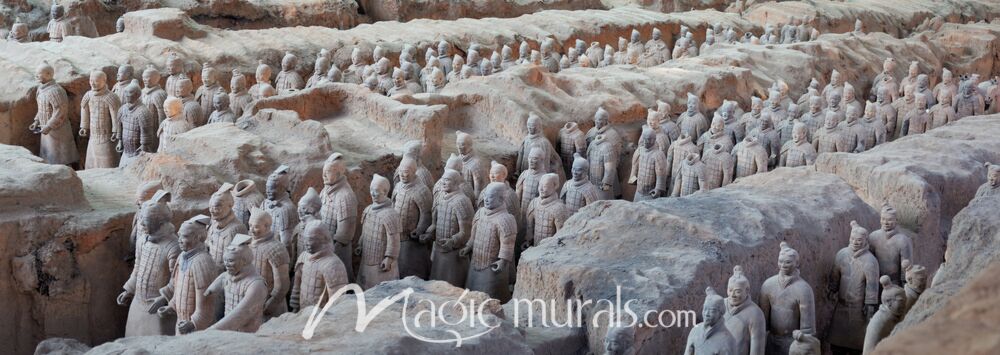 Chinese Terracotta Warriors 3860 Wallpaper Wall Mural