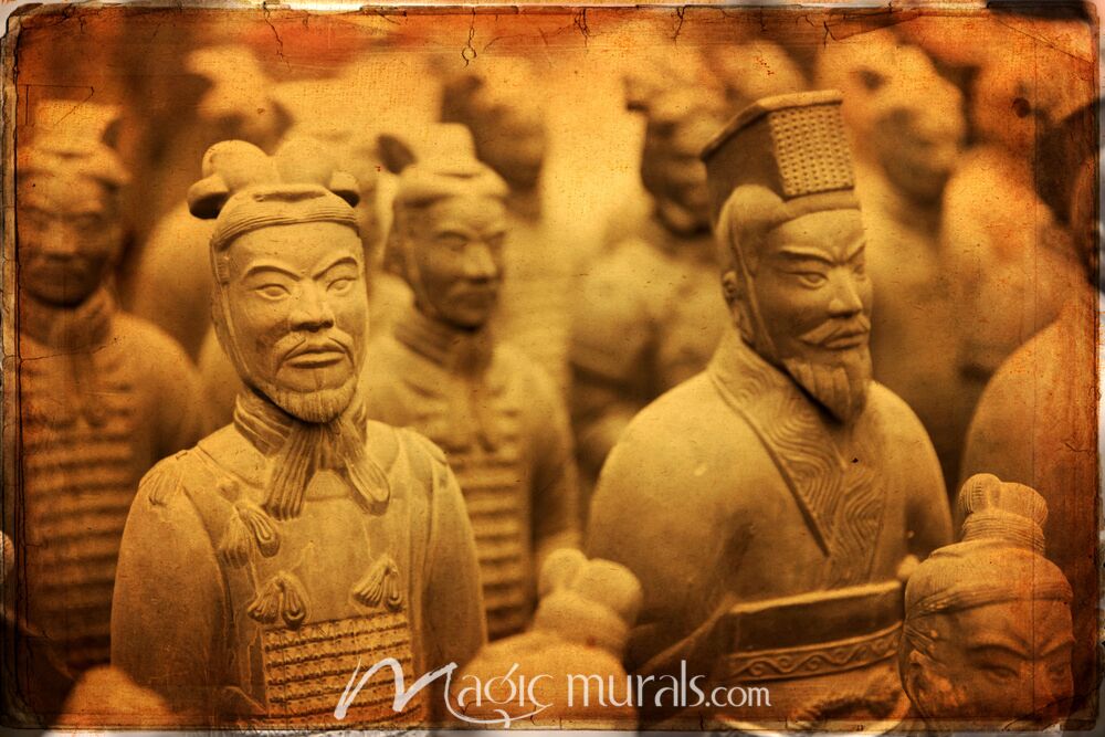 Chinese Terracotta Warriors 3995 Wallpaper Wall Mural