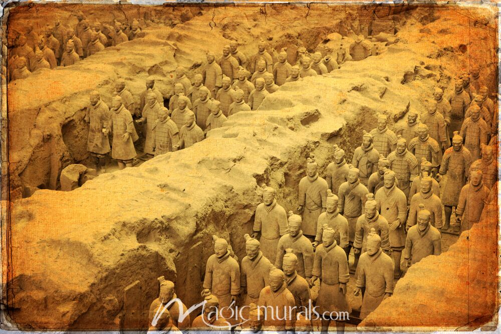 Chinese Terracotta Warriors 4336 Wallpaper Wall Mural