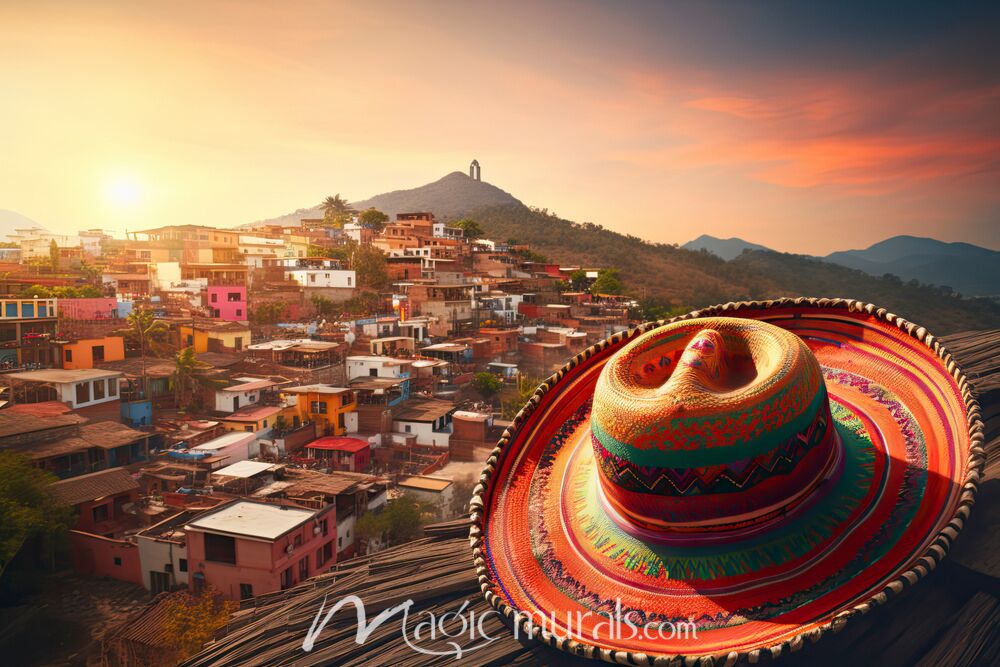 Sombrero Sunset 5475 Wallpaper Wall Mural