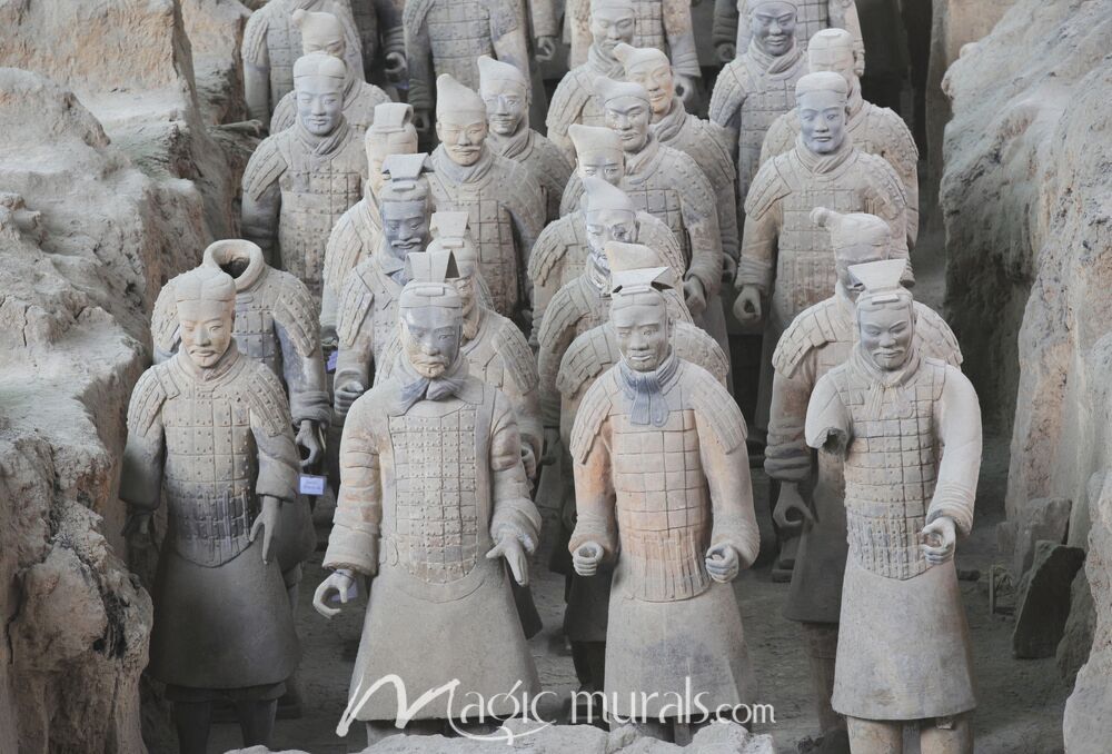 Chinese Terracotta Warriors 0191 Wallpaper Wall Mural