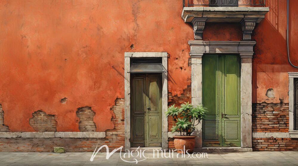 Mexican Streetscape 7299 Wallpaper Wall Mural