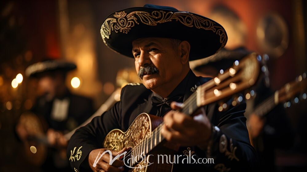 Mariachi Musician 2037 Wallpaper Wall Mural