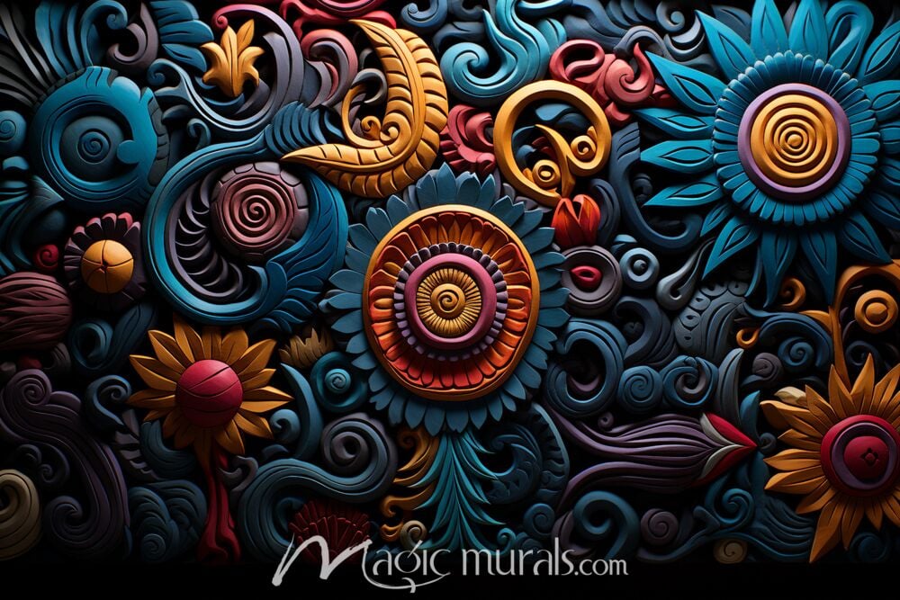 Embroidered Fantasy 3248 Wallpaper Wall Mural