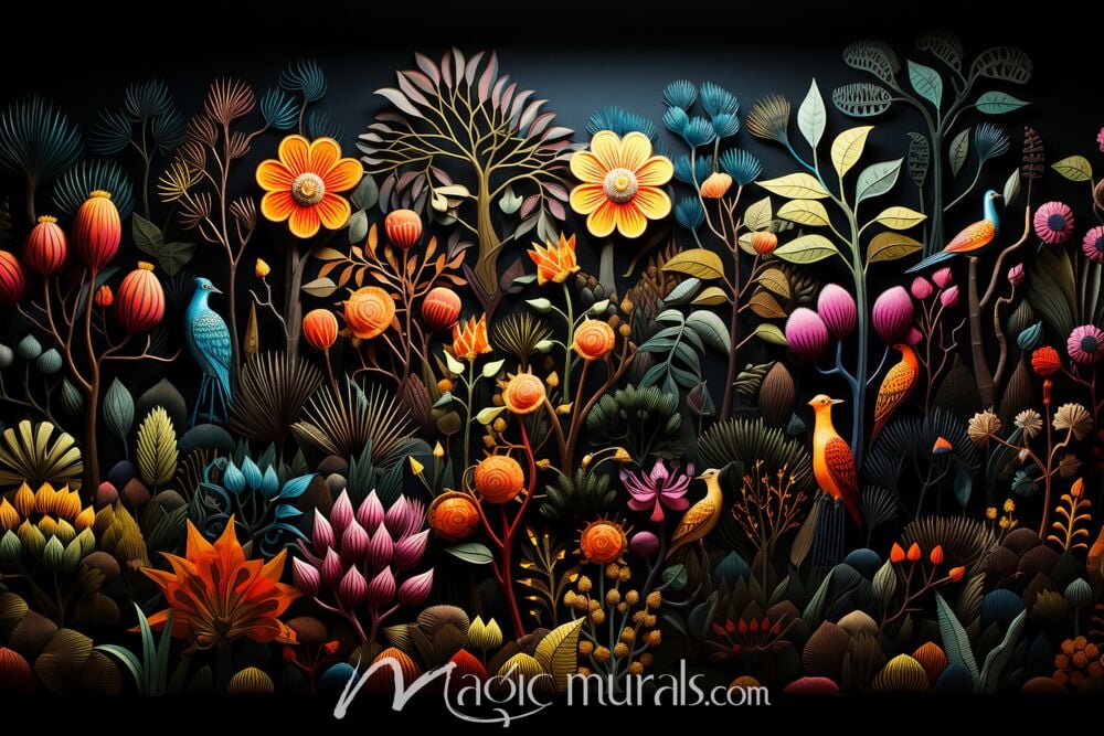 Embroidered Fantasy 3249 Wallpaper Wall Mural