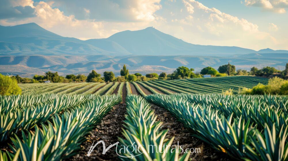 Agave Fields 5285 Wallpaper Wall Mural