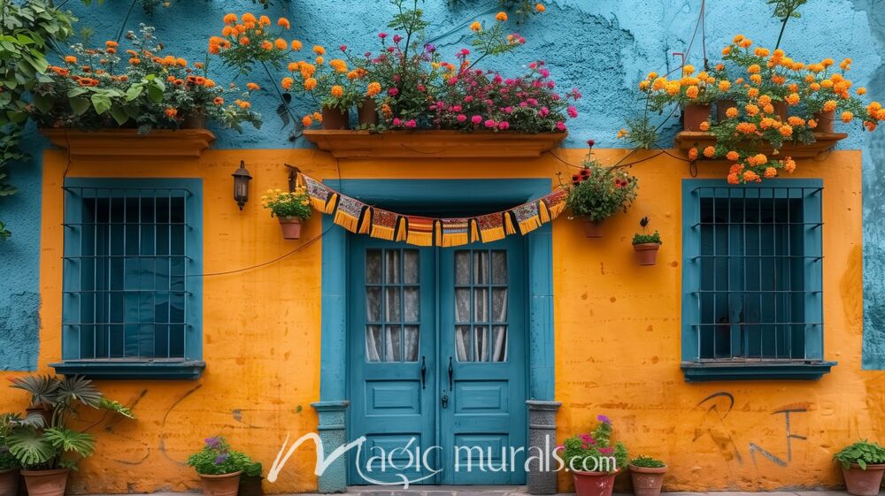 Mexican Streetscape 8781 Wallpaper Wall Mural