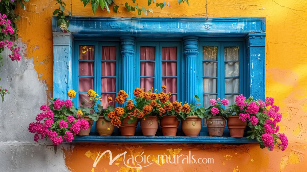 Mexican Streetscape 8802 Wallpaper Wall Mural