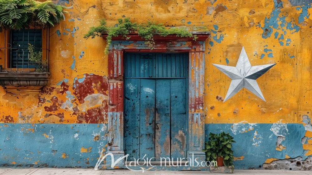 Mexican Streetscape 8963 Wallpaper Wall Mural