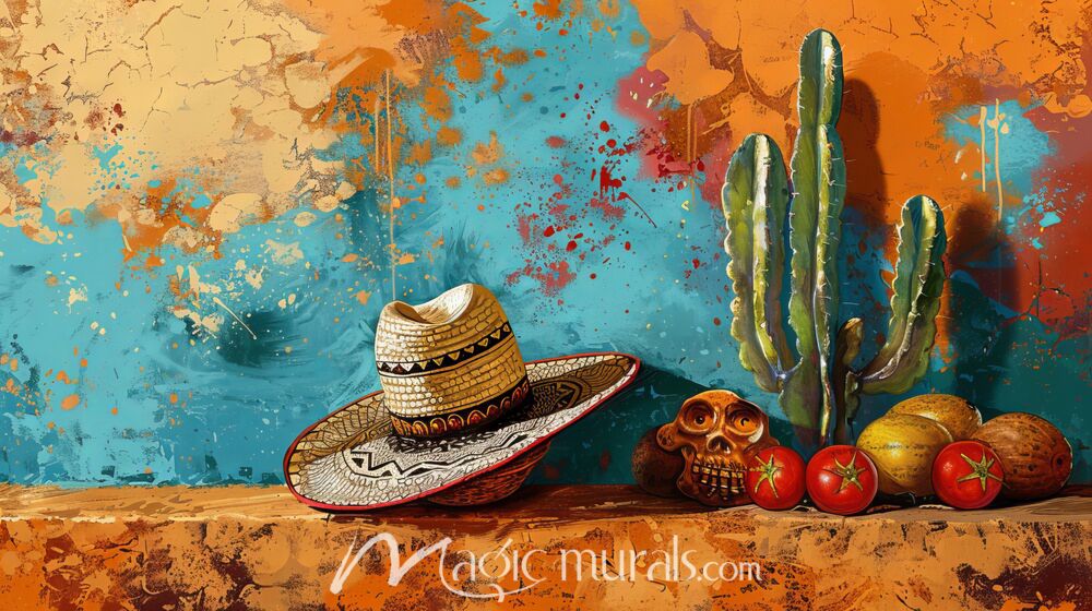 Sombrero Backdrop 8577 Wallpaper Wall Mural