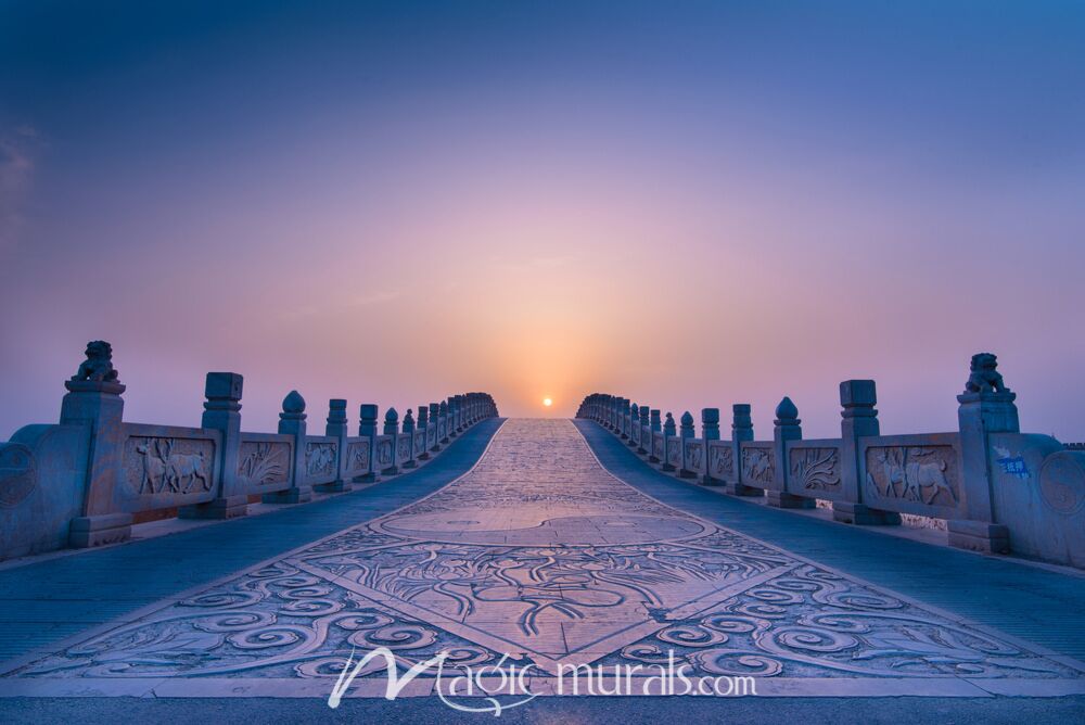 Chinese Stone Bridge Wallpaper Wall Mural