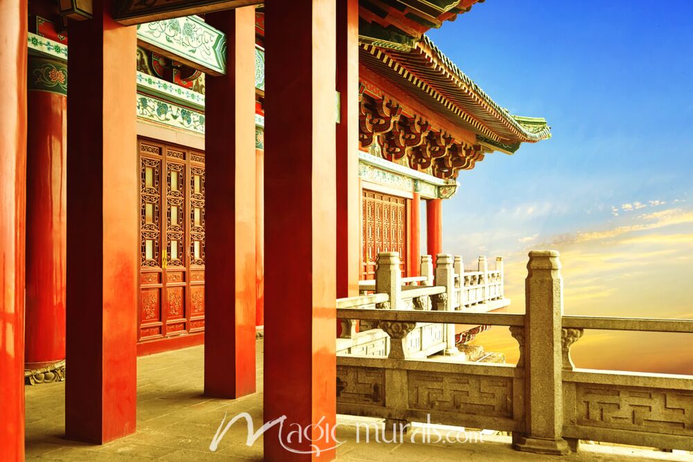 Chinese Temple 8778 Wallpaper Wall Mural