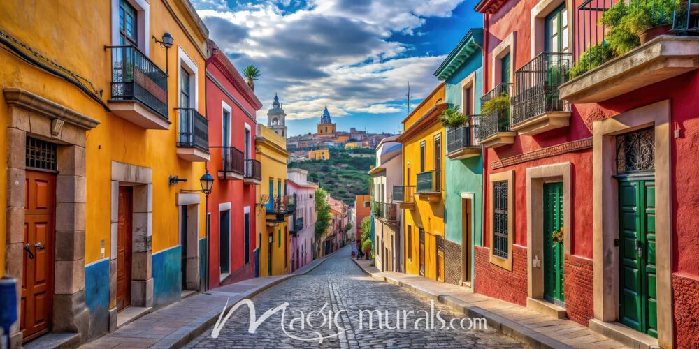 Colorful Guanajuato Street 1282 Wallpaper Wall Mural