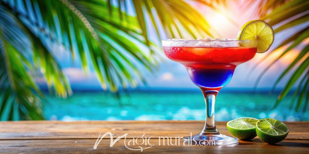 Beach Side Margarita 4792 Wallpaper Wall Mural