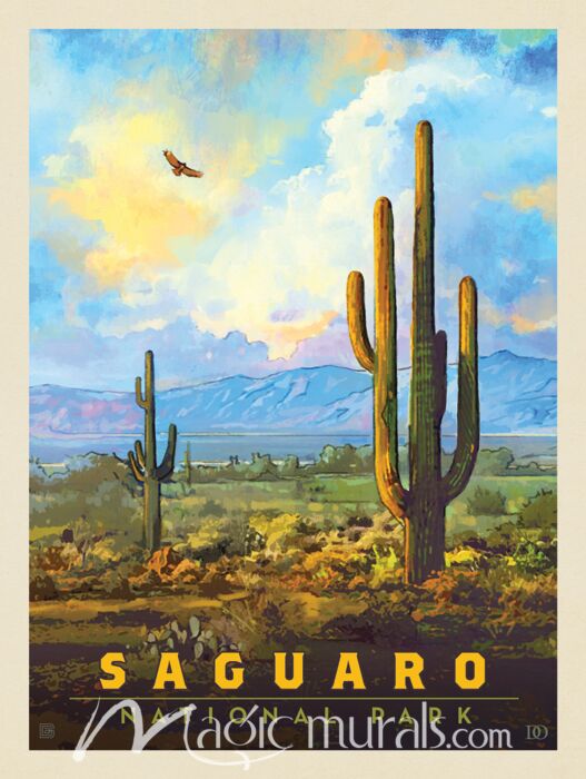 ADG Saguaro National Park Wallpaper Wall Mural