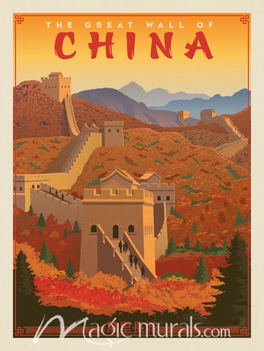 ADG Great Wall of China Wallpaper Wall Mural