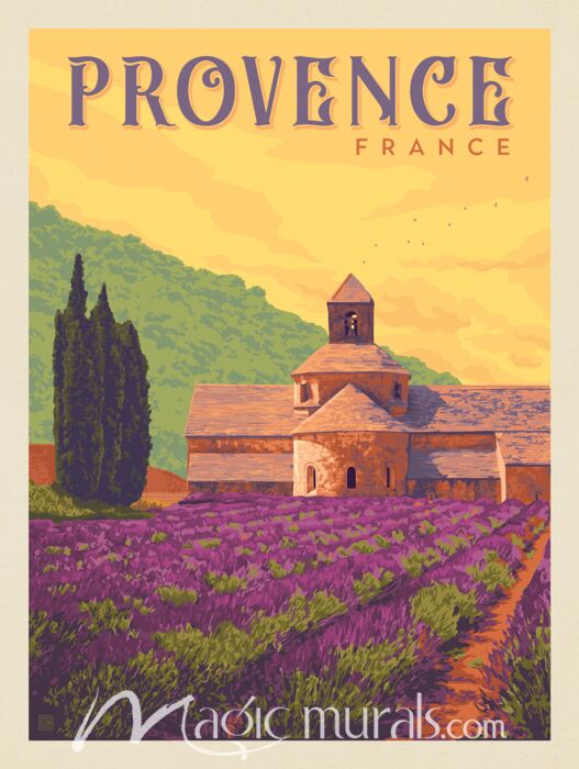 ADG Provence France Wallpaper Wall Mural