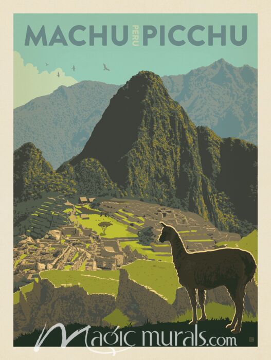 ADG Machu Pichu Peru Wallpaper Wall Mural