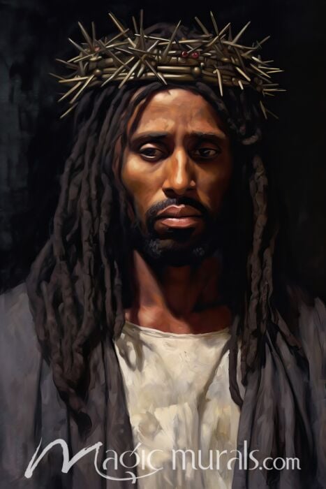 Black Jesus Christ 3923 Wallpaper Wall Mural