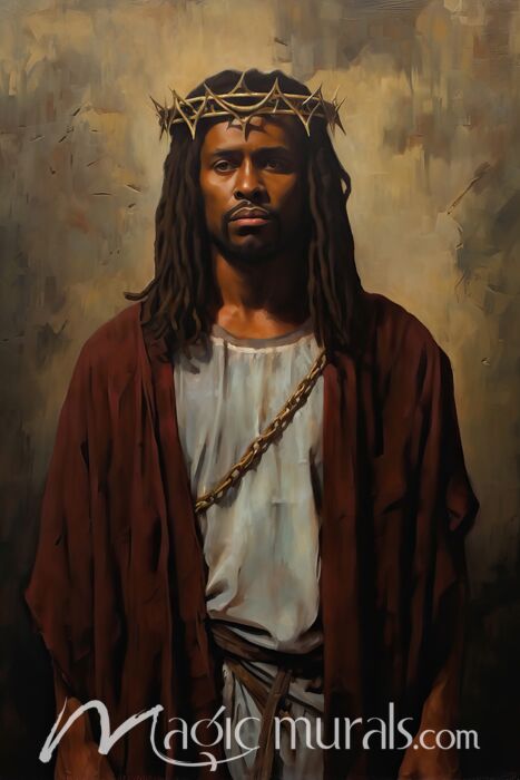 Black Jesus Christ 3943 Wallpaper Wall Mural