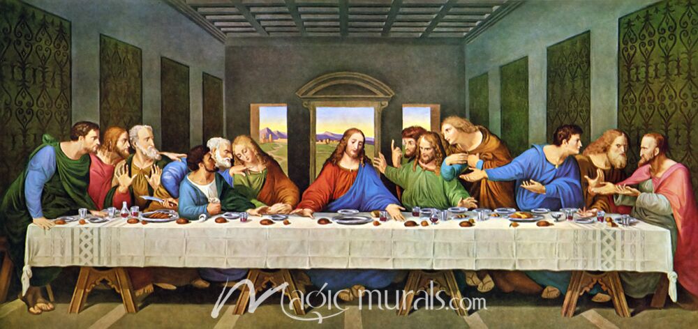 The Last Supper 6890 Wallpaper Wall Mural