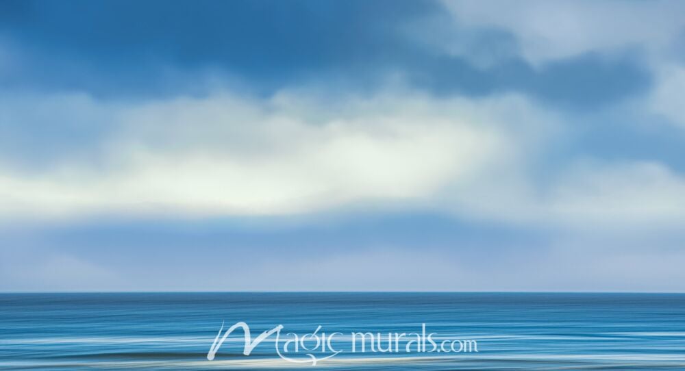 Sea and Sky - Schwartz Wallpaper Wall Mural