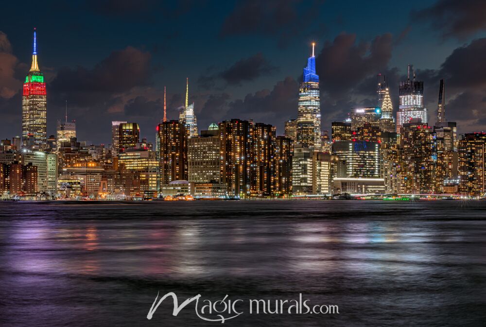 Mid Manhattan Skyline 732 Mural Wallpaper Wall Mural